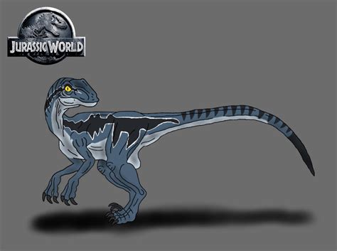 Jurassic World Blue The Velociraptor By Trefrex On Deviantart