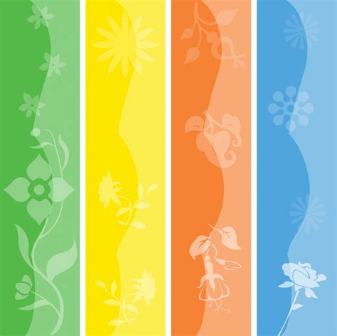 Floral Colorful Seasonal Banners Free Stock Photo Public Domain Pictures