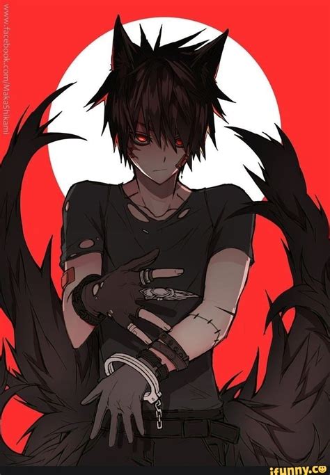 Fantasy Anime Wolfboy Pic Ifunny Anime Wolf Anime Neko Kawaii