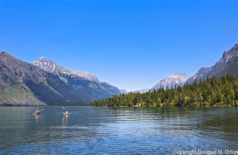 Kayaking Lake Mcdonald Glacier National Park Douglas Orton Imaging