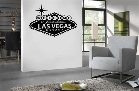 46 X 31 Las Vegas Sign Vinyl Bedroom Wall Art