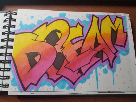 From bacis sketch to dope fill in and outline. Sketch Easy Graffiti Drawings - 1pc Student Sketch Drawing Graffiti Art Markers Diy Colorful ...