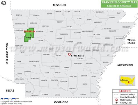Franklin County Map Arkansas
