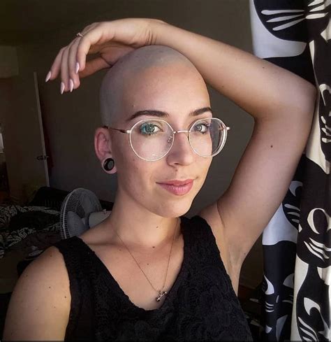 Pinterest Shaved Head Women Bald Women Bald Girl