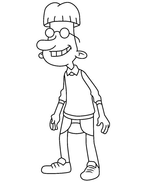 Iggy Hey Arnold Coloring Pages Hey Arnold Coloring Pages Coloring