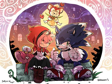 Halloween13 By Aimf0324 Amy Rose Dibujos Anime De Amor Sonic Fotos
