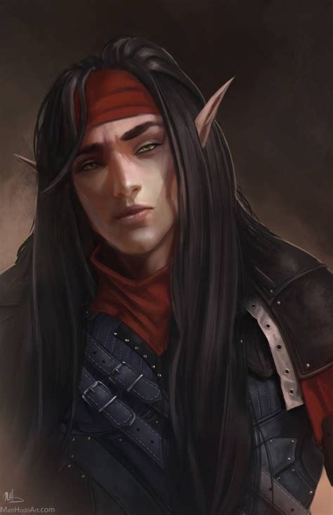 High Elf Rogue Commission By Devtexture Character Portraits Elves