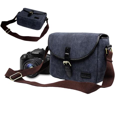 Dslr Canvas Travel Shoulder Bag Camera Case Bag For Canon 7d 70d 1100d