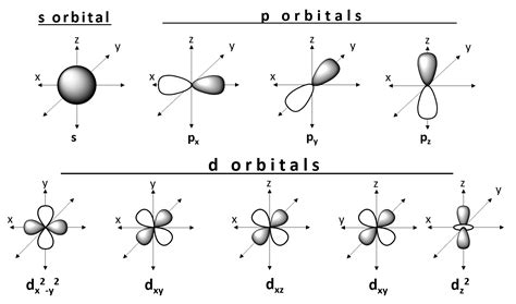 different types of orbitals