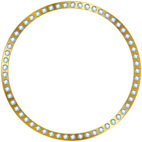 A beautiful frame is an ideal thing to emphasize the value of your photo, or to set the mood for a picture. Round Border Frame Gold Transparent PNG Image | Gallery ...