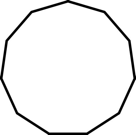 11 Sided Polygon Clipart Etc
