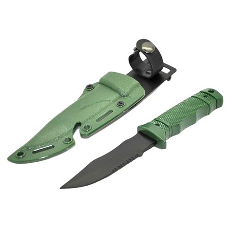 Cccp Rubber Knife With Hard Holster Green Uk Airsoft