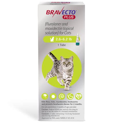Bravecto® is approved and vet recommended, so you can apply bravecto® to your cat with confidence. Bravecto Plus for Cats Rx