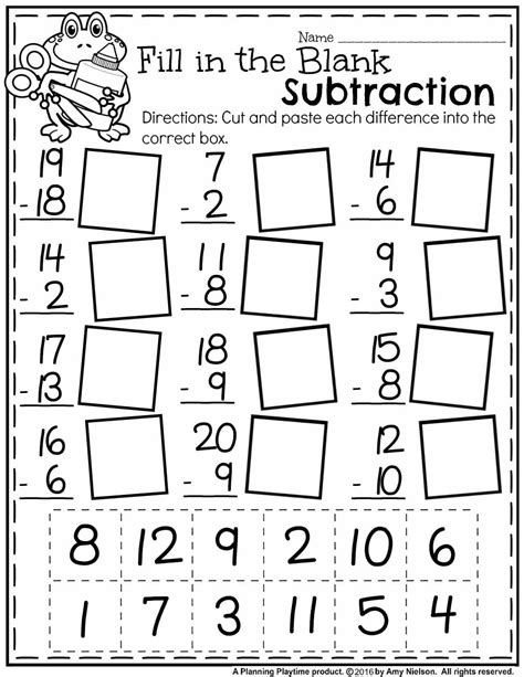 Christmas Addition And Subtraction Worksheets First Grade