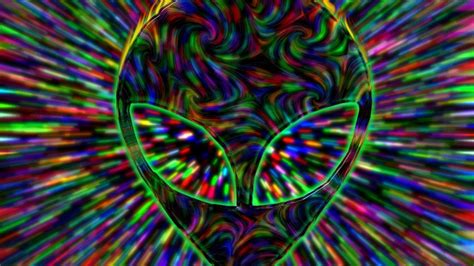 In weed we trust all others pay hash. Trippy Alien Wallpaper (54+ images)