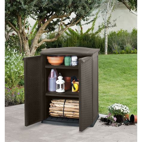 Keter kissenbox rockwood, 570l, braun. KETER RATTAN STYLE BASE SHED Aufbewahrungsschrank, 70 x 50 ...