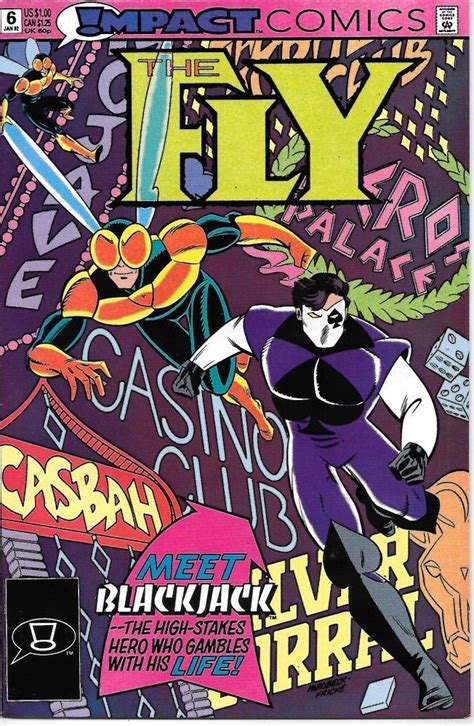 The Fly Comic Book 6 Dc Comicsimpact 1992 Very Fine Unread Comic