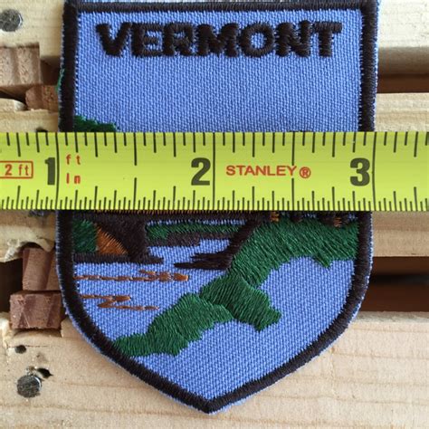 Vermont Vintage Souvenir Travel Patch From Voyager Etsy