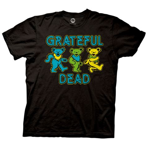 Grateful Dead Three Dancing Bears Crew T Shirt