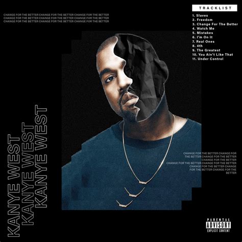 Album Cover Kanye West On Behance