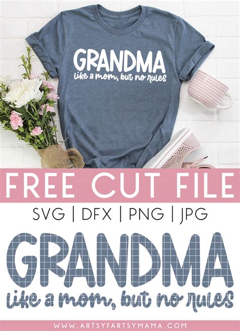 Free Grandma SVG + 13 Grandparent Cut Files | artsy-fartsy mama