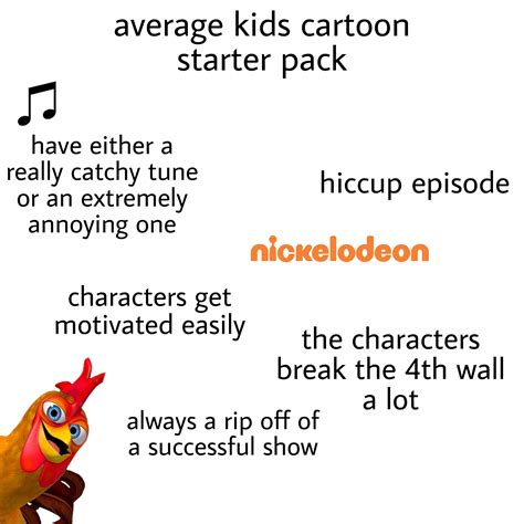 Average Kids Cartoon Starterpack Rstarterpacks Starter Packs