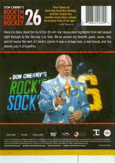 Don Cherry S Rockem Sockem Hockey 26 On Dvd Movie