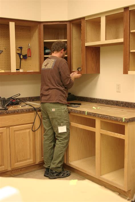 Sand both sides of the doors and the drawer fronts. Refacing with Plywood | WalzCraft Cabinet Refacing ...