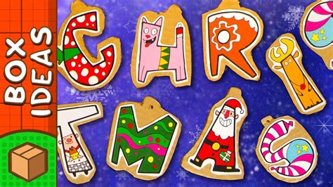 Diy Decorative Christmas Letters Craft Ideas For Kids On