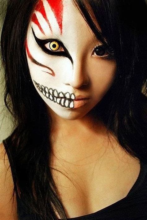 65 halloween makeup ideas that are scary but like ~sexy~ halloween makeup creepy makeup