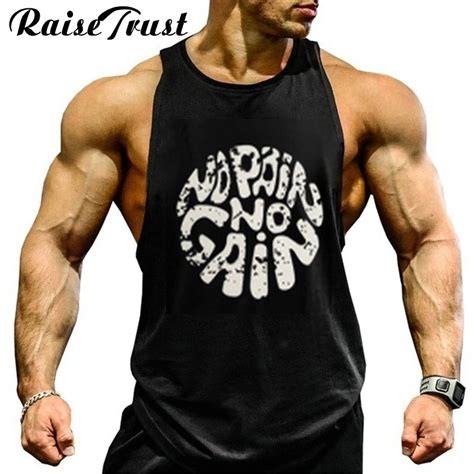 New Brand Clothing Bodybuilding Fitness Men Gyms Tank Top Vest Stringer