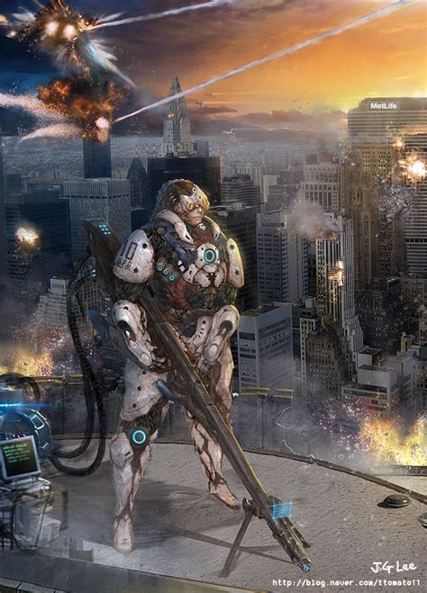Artstation Sci Fi War Concept