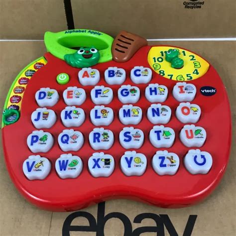 Vtech Alphabet Apple Interactive Preschool Learning Toy Sounds And Lights