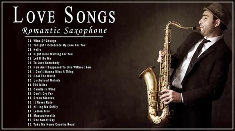 Beautiful Romantic Saxophone Love Songs Collection Best Relaxing