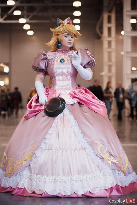 princess peach new supersmash bros mario nintendo inspired cosplay dress costume made to order