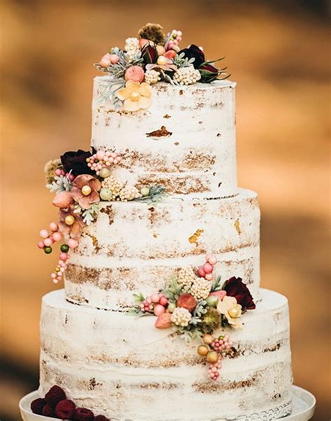 Rustic Wedding Cake Ideas For Fall