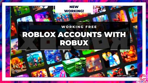 Free Roblox Accounts With Robux 2023 And Password Working