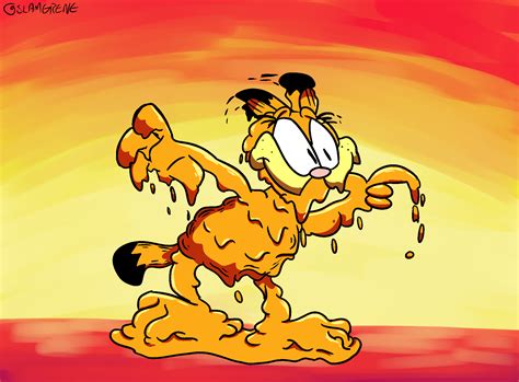 Hot Day For Gooey Garfield By Slamgrene On Newgrounds