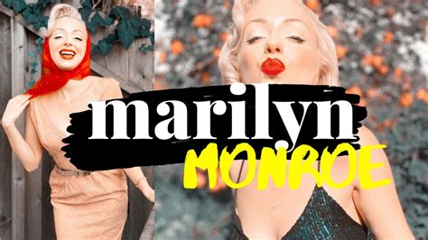 Marilyn Monroe The Tragic Life Of Marilyn Monroe Youtube