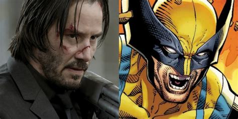 Keanu Reeves Jako Wolverine Na Fanowskiej Grafice