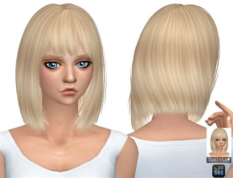 Simista A Little Sims 4 Blog Silver Hair Retexture