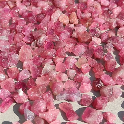Wholesale Lot Pink Tourmaline Rough Gemstone High Grade Raw Etsy