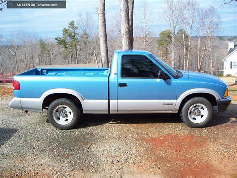 1997 Chevrolet S10 Truck Ls 2 2 4 Cylinder Automatic