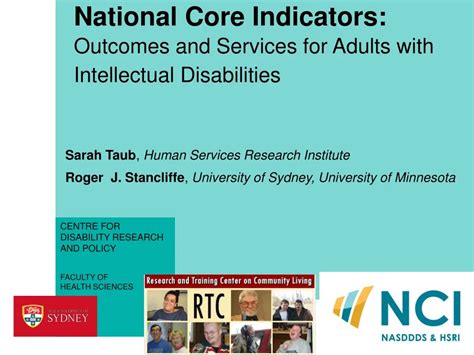 Ppt National Core Indicators Outcomes And Services For Adults With Intellectual Disabilities