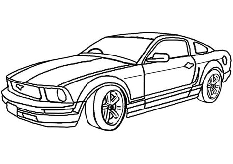 Free Ford Mustang Coloring Page Download Print Or Color Online For Free