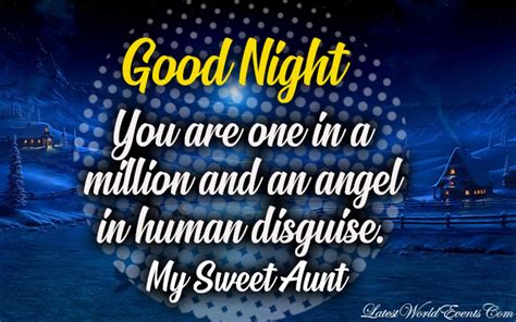 Good Night Aunt Quotes And Wishes Latest World Events