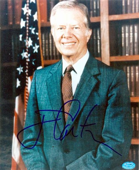 Jimmy Carter Autographed 8x10 Photo President Of Thr United States