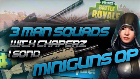 11 Kill Squads Minigun Is Op Fortnite Gameplay Youtube