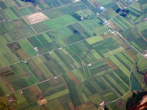 Free Stock Photo 12658 Aerial Landscape View Of Lush Green Farmland