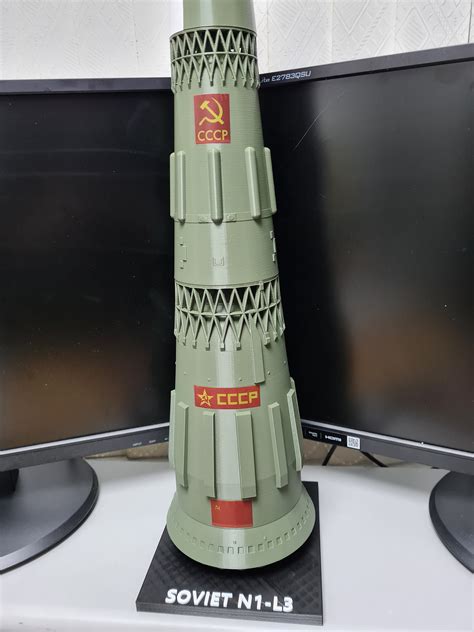 Ussr Soviet N1 Model Rocket 1115 Scale 920mm 36inch Etsy Uk